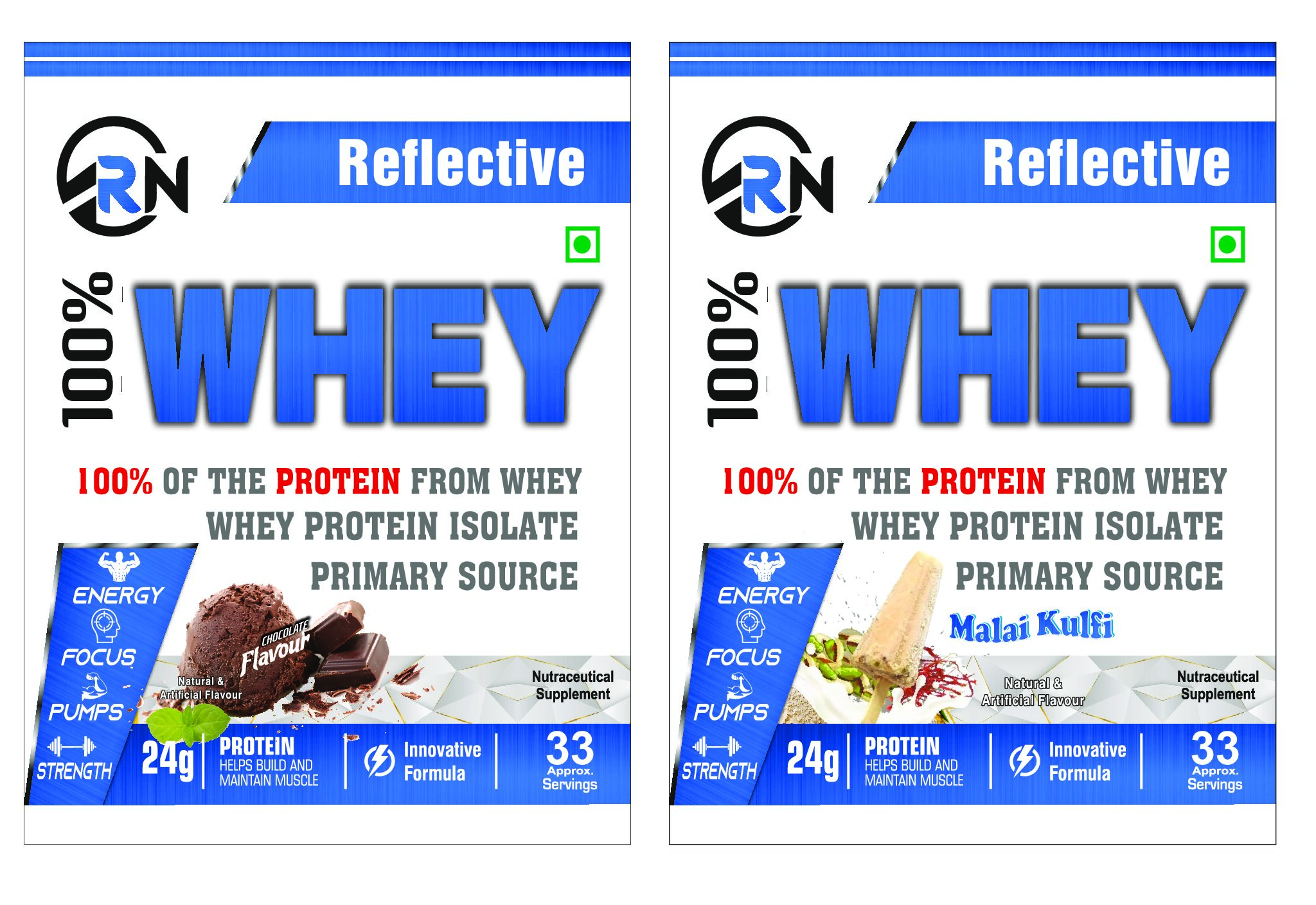 Reflective whey